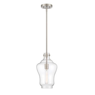 Moonlight One Light Pendant in Polished Nickel (43|D229M-9P-PN)