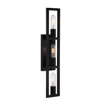 Urban Oasis Three Light Vanity in Matte Black (43|D224M-3B-MB)