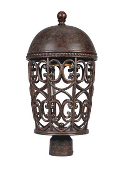Amherst One Light Post Lantern in Burnt Umber (43|97596-BU)