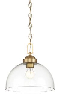 Knoll One Light Pendant in Brushed Gold (43|95932-BG)