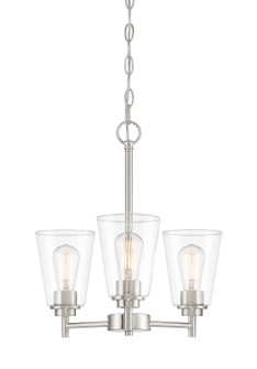 Westin Three Light Chandelier in Satin Platinum (43|95783-SP)