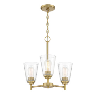 Westin Three Light Chandelier in Brushed Gold (43|95783-BG)