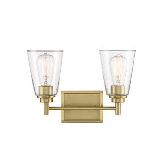 Westin Two Light Vanity in Brushed Gold (43|95702-BG)