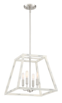 Rhode Four Light Pendant in Coastal Weathered White (43|94954-CWW)