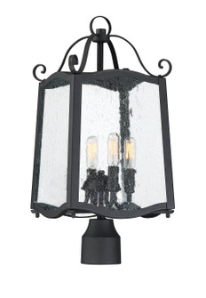 Glenwood Four Light Post Lantern in Black (43|94796-BK)