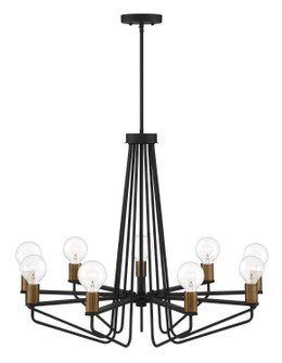 Ravella Nine Light Chandelier in Black (43|94289-BK)