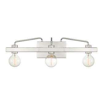 Ravella Three Light Bath in Polished Nickel (43|94203-PN)