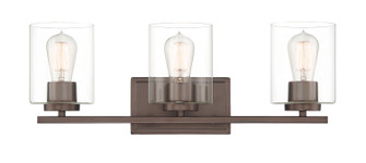 Liam Three Light Bathroom in Bronze (Satin Copper) (43|93003-SCB)