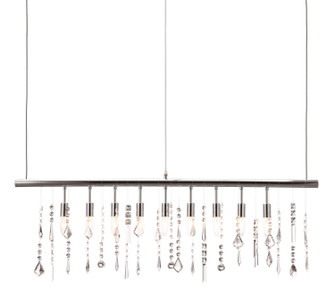 Shooting Stars Nine Light Ceiling Lamp in Chrome, Clear (339|50029)