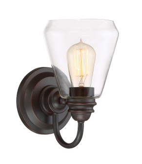 Foundry One Light Wall Sconce in Satin Bronze (43|90201-SB)