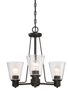 Printers Row Three Light Chandelier in Oil Rubbed Bronze (43|88083-ORB)