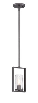 Elements One Light Mini Pendant in Charcoal (43|86530-CHA)