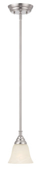 Kendall One Light Mini Pendant in Satin Platinum (43|85130-SP)