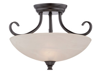 Kendall Two Light Semi-Flush Mount in Oil Rubbed Bronze (43|85111-ORB)
