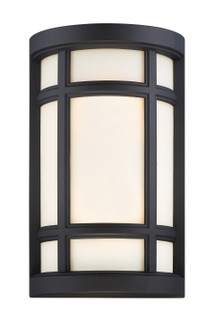Logan Square Two Light Wall Sconce in Black (43|34121-BK)