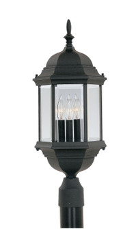Devonshire Three Light Post Lantern in Black (43|2986-BK)