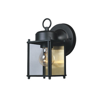 Basic Porch One Light Wall Lantern in Black (43|1161-BK)