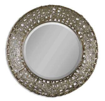 Alita Mirror in Antiqued Silver w/Black (52|11603 B)