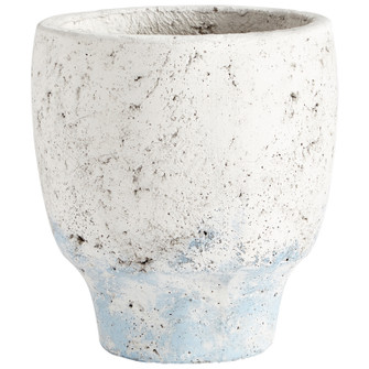 Planter in Antique White Blue Accents (208|09608)