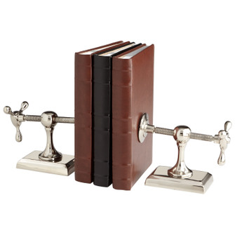 Hot & Cold Bookends in Nickel (208|07034)