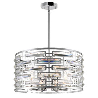 Petia Six Light Chandelier in Chrome (401|9975P20-6-601)