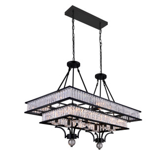 Shalia 16 Light Island Chandelier in Black (401|9972P37-16-101)