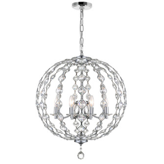 Esia Eight Light Chandelier in Chrome (401|9970P26-8-601)