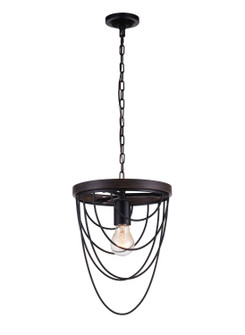 Gala One Light Mini Chandelier in Black (401|9962P9-1-101)