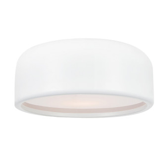 Campton Two Light Flush Mount in White (401|9688C14-2-172)