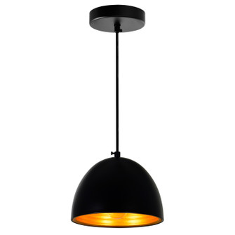 Modest One Light Mini Pendant in Black (401|9630P7-1-101)