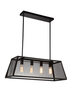 Macleay Four Light Chandelier in Black (401|9601P31-4-101-A)