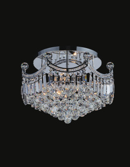 Amanda Eight Light Flush Mount in Chrome (401|8421C20C)