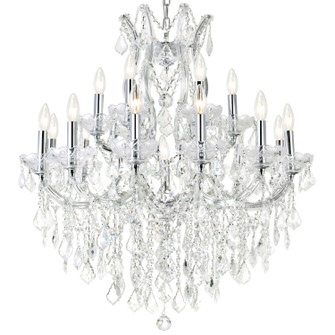Maria Theresa 19 Light Chandelier in Chrome (401|8311P32C-19 (Clear))