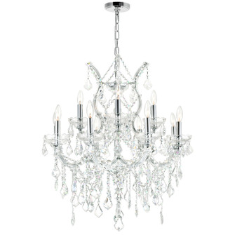 Maria Theresa 13 Light Chandelier in Chrome (401|8311P30C-13 (Clear))