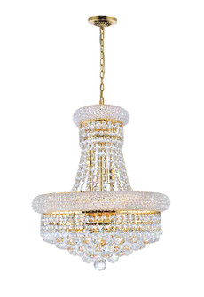 Empire Eight Light Chandelier in Gold (401|8001P18G)