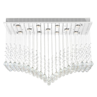 Twinkle 11 Light Flush Mount in Chrome (401|6610C36C)