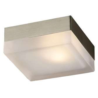 Avoca One Light Flush Mount in Matte Satin Nickel (401|5693C5-1-615)