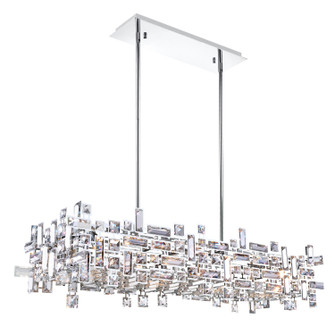 Arley 12 Light Island Chandelier in Chrome (401|5689P35-12-601)