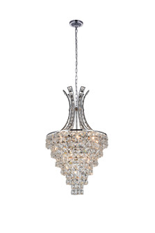 Chique Nine Light Chandelier in Chrome (401|5685P16C)
