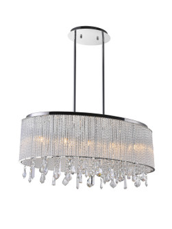 Benson Five Light Chandelier in Chrome (401|5562P26C-O Clear)