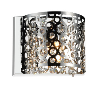 Bubbles One Light Bathroom Sconce in Stainless Steel (401|5536W9ST-R-1)