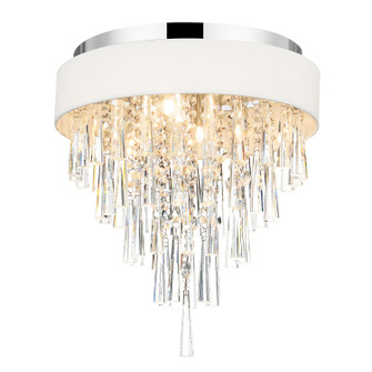 Franca Four Light Flush Mount in Off White (401|5523C16C (Off White))
