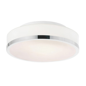 Frosted Two Light Flush Mount in Satin Nickel (401|5479C10SN-R)