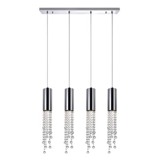 Extended Four Light Pendant in Chrome (401|5081P30C-RC)