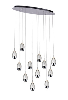 Perrier LED Pendant in Chrome (401|5077P34C-O)