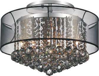 Radiant Nine Light Flush Mount in Chrome (401|5062C20C (Smoke + B))