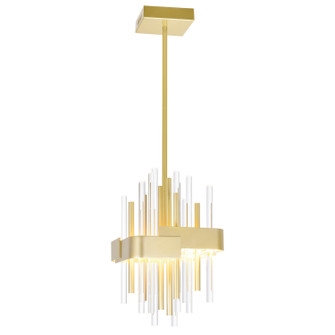 Millipede LED Mini Pendant in Satin Gold (401|1245P8-602)