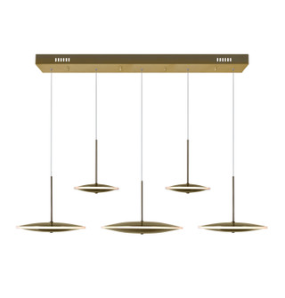 Ovni LED Island/Pool Table Chandelier in Brass (401|1204P43-5-625-A)