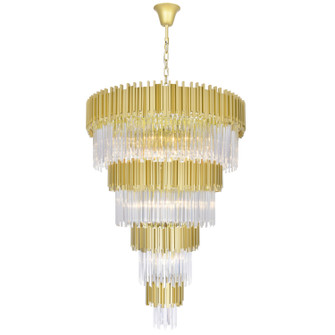 Deco 34 Light Chandelier in Medallion Gold (401|1112P40-34-169)
