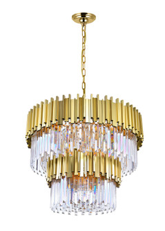 Deco 12 Light Chandelier in Medallion Gold (401|1112P32-12-169)